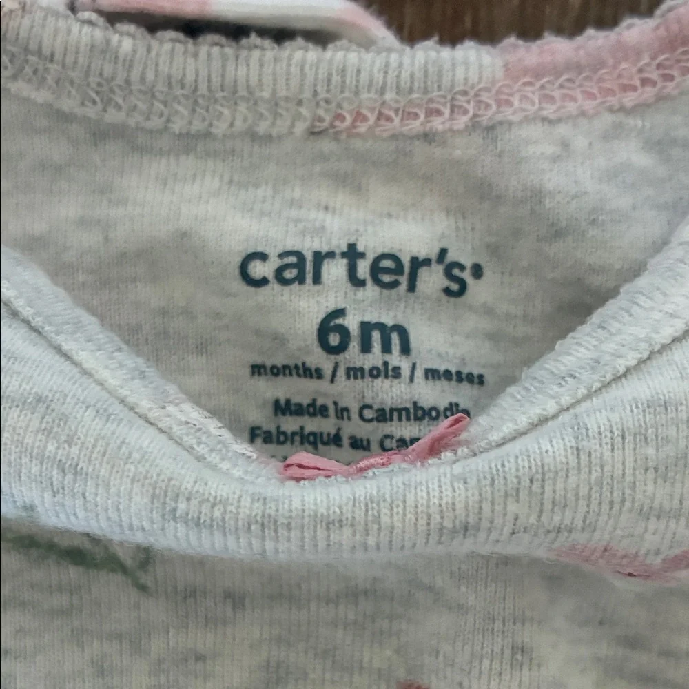 Carters Long Sleeve Onesies 6M - Picture 2 of 5